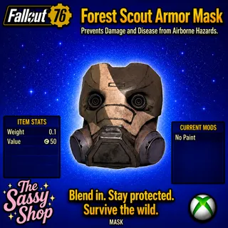 Forest scout armor mask
