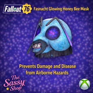 Fasnacht Glowing Honey Bee Mask