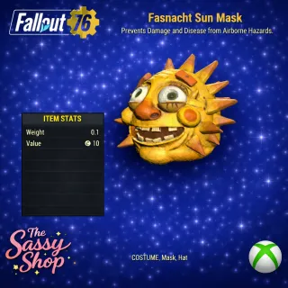 Fasnacht Sun Mask