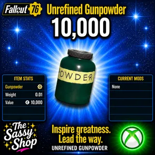 Unrefined Gunpowder X 10,000