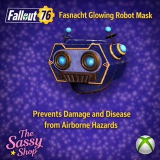 Fasnacht Glowing Robot Mask