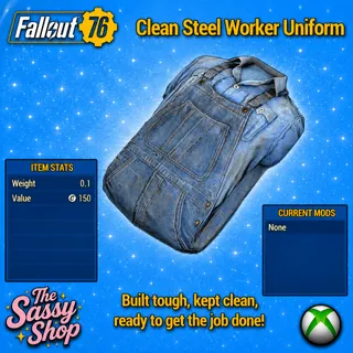 Clean steel worker uniform
