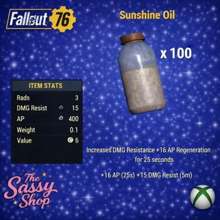 Sunshine oil X 100