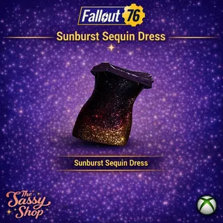 Sunburst Sequin Dress