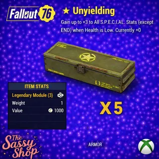 1 Star Unyielding Mod X 5