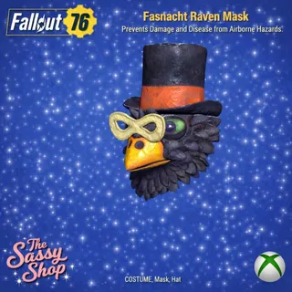 Fasnacht Raven Mask
