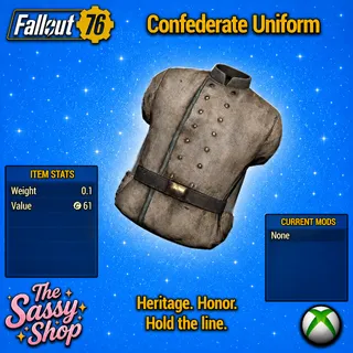 Confederate uniform