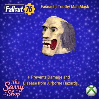 Fasnacht Toothy Man Mask