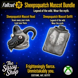 Sheepsquatch mascot outfit