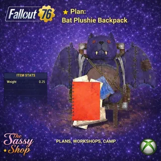 Plan: Bat Plushie Backpack