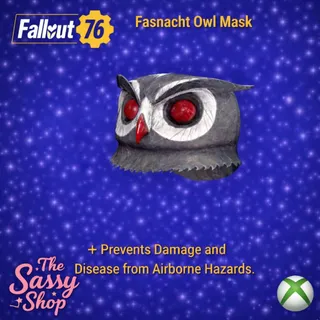 Fasnacht Owl Mask