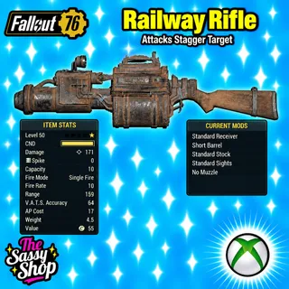 Railway Rifle Base Unrolled
