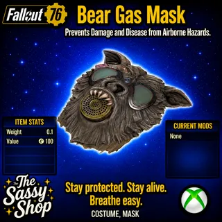 Bear Gas Mask