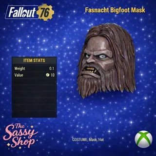 Fasnacht Bigfoot Mask