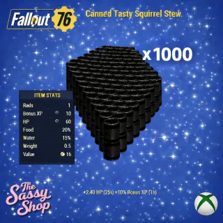 Canned Tasty Squirrel Stew X 1000 