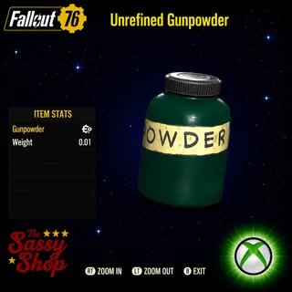 Unrefined Gunpowder X 1,000