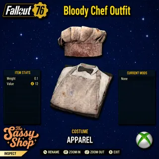 Bloody Chef Outfit Bundle