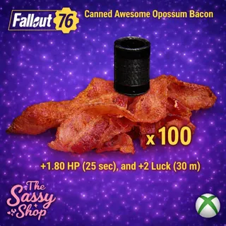 Canned Awesome Opossum Bacon X 100