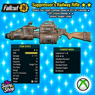 Suppressor's Railway Rifle