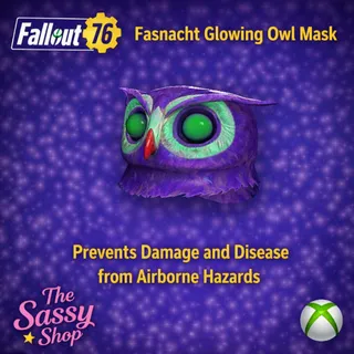 Fasnacht Glowing Owl Mask