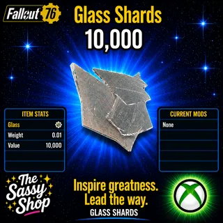 Glass Shards Scrap X 10,000