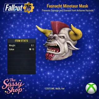 Fasnacht Minotaur Mask