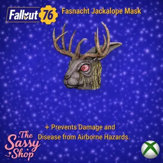 Fasnacht Jackalope Mask