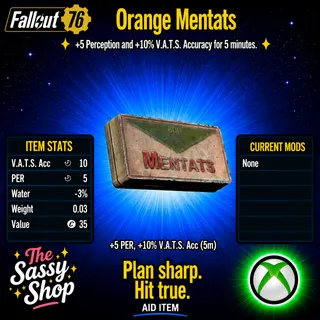 100 Orange Mentats