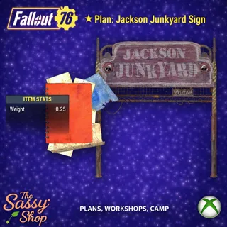 Jackson Junkyard Sign Plan