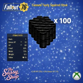 Canned Tasty Squirrel Stew X 100