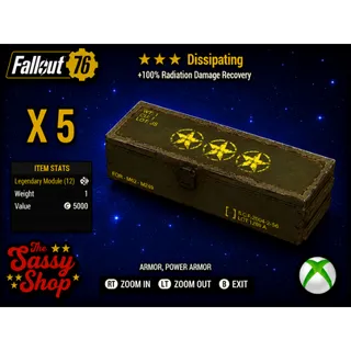 3 Star Dissipating Mod X 5
