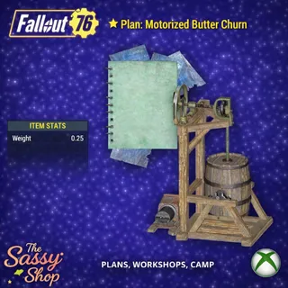 Motorized Butter Churn Plan