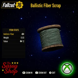 1000 Ballistic Fiber Scrap