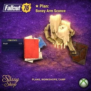 Plan: Boney Arm Sconce