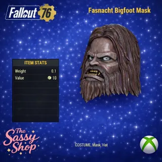Fasnacht Bigfoot Mask