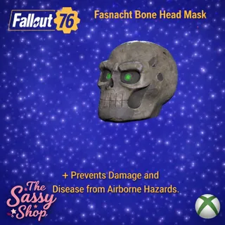 Fasnacht Bone Head Mask