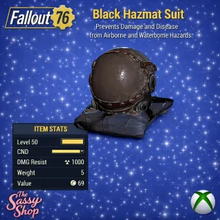 Black Hazmat Suit