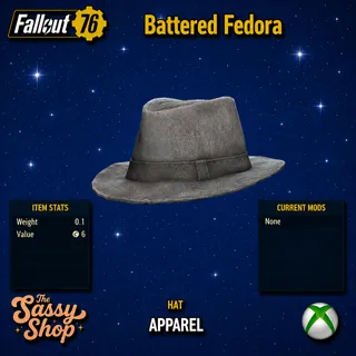 Battered fedora