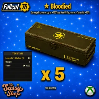 1 Star Bloodied Mod X 5