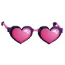 Pink Heart Glasses