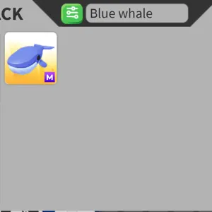 Mega Neon Blue Whale