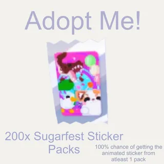 200x 2026 Sticker Packs