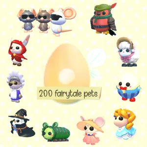 200 adopt me pets bundle