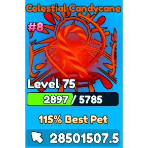 Rainbow Celestial Candycane