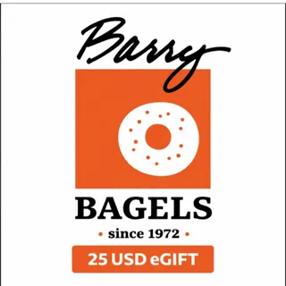 $25.00 USD BARRY BAGELS EGIFT CARD