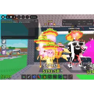 GOLD La Taco Combinasion 595M/SEC CHEAP PRICES FAST DELIVERY