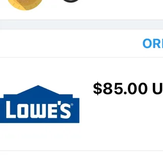 $490.00 Lowe’s GIFTCARD BARCODE ONLY (READ DESCRIPTION)