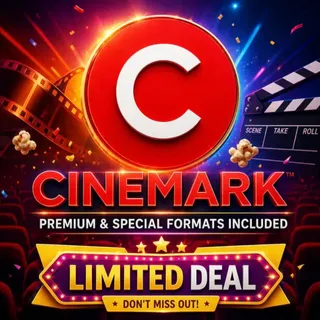 6× Cinemark Movie Tickets – Premium & Special Formats Included