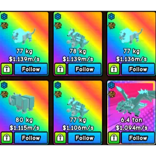 Build a Zoo 1m/s+ Pets x6