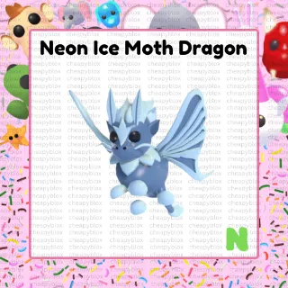 Neon Ice Moth Dragon